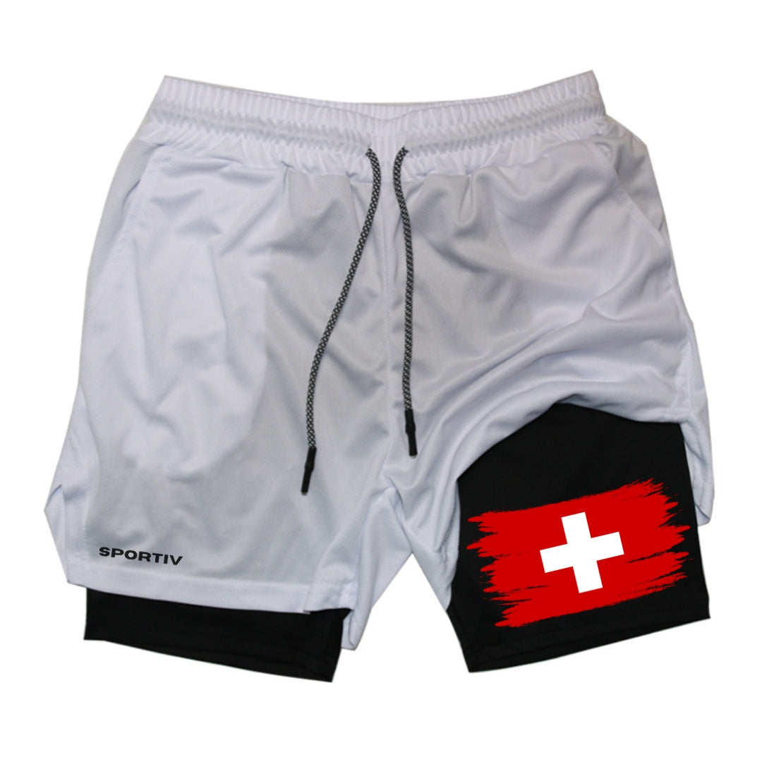 Switzerland Gym Shorts