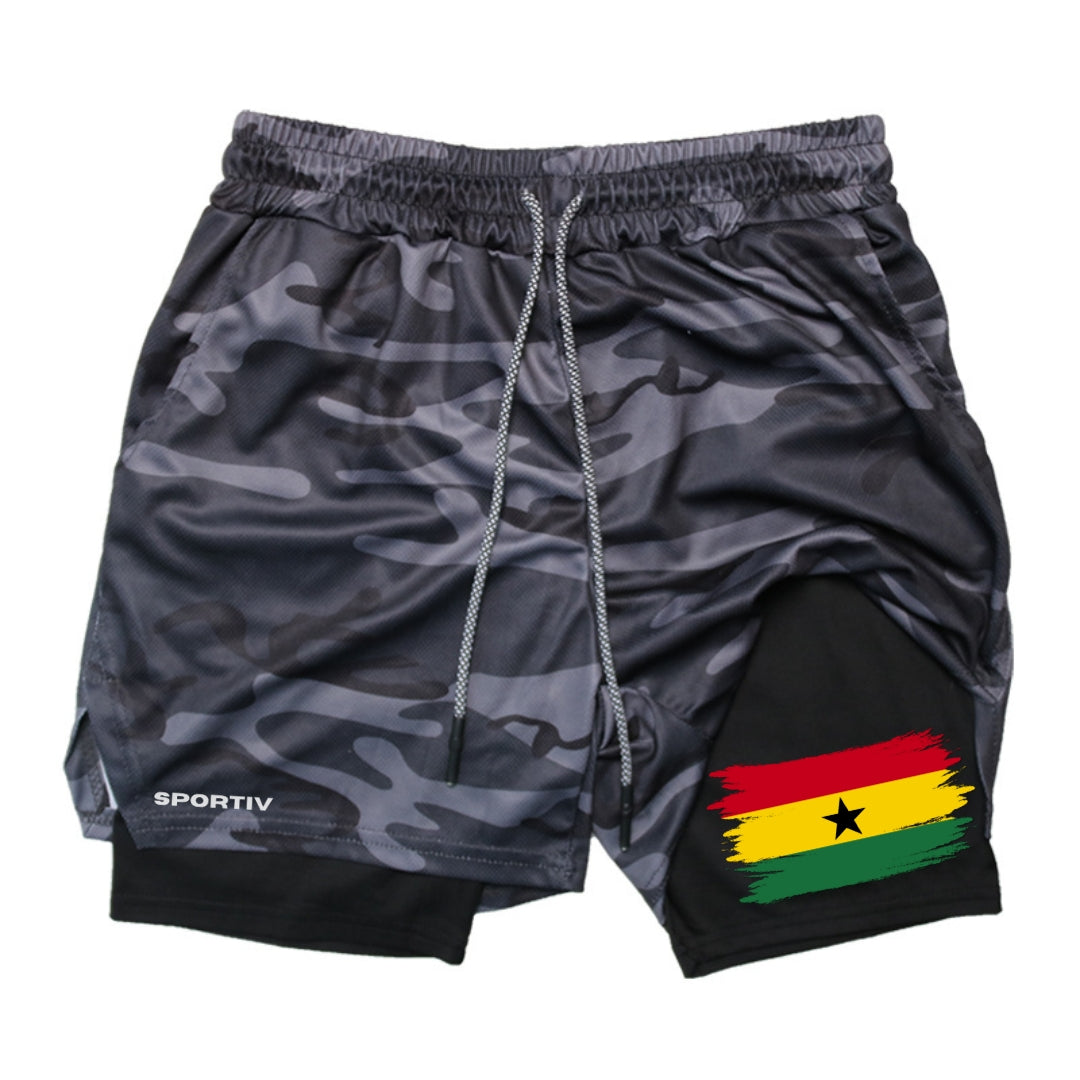 Ghana Gym Shorts