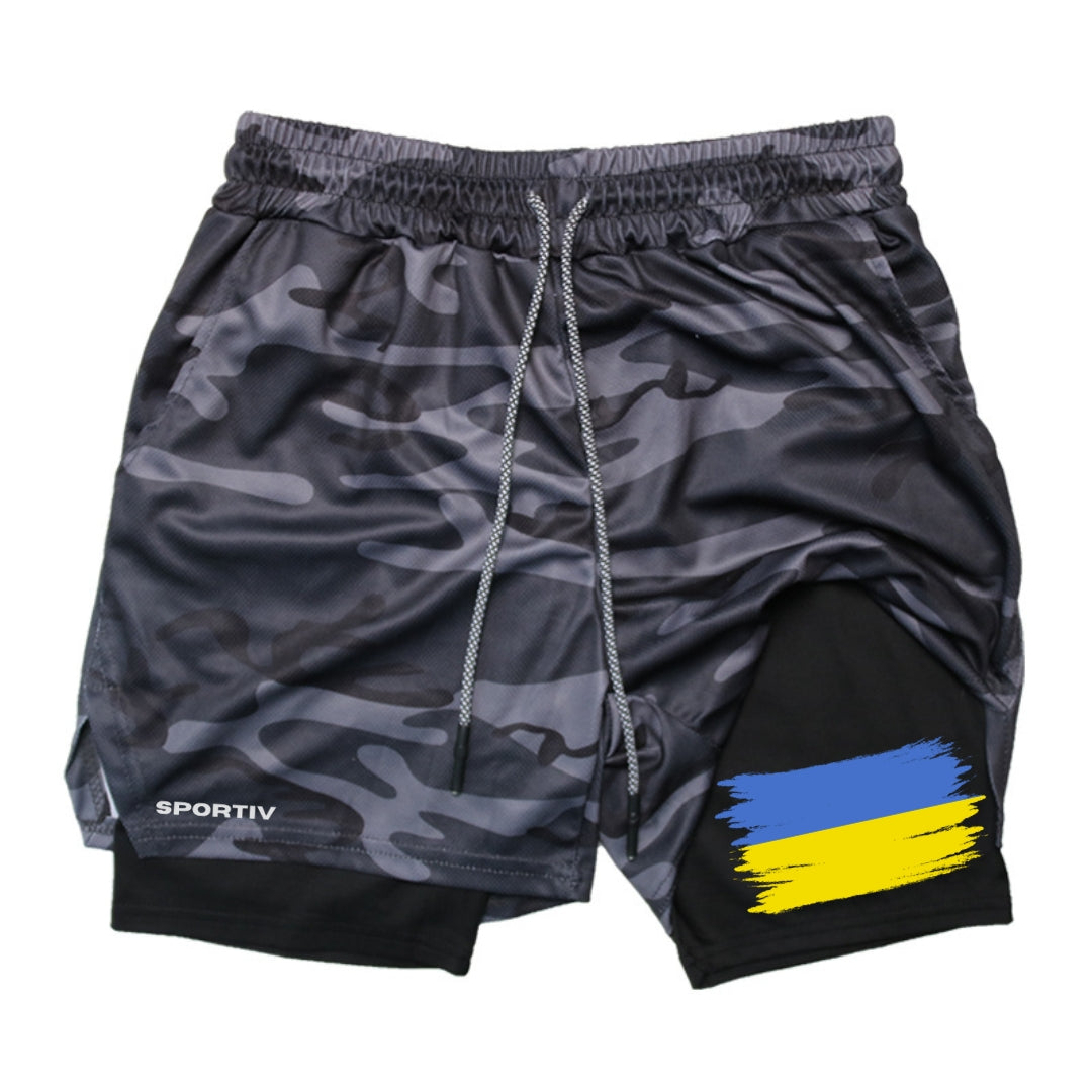 Ukraine Gym Shorts