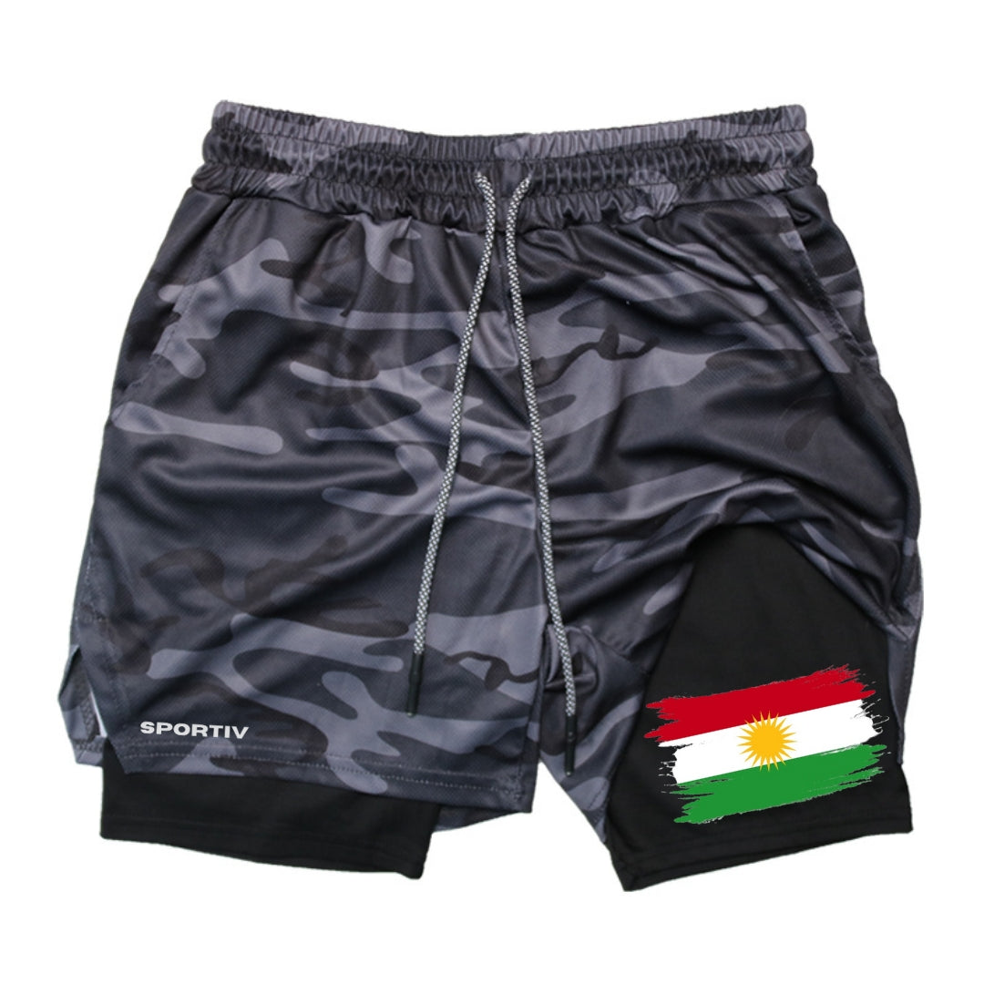 Kurdistan Gym Shorts