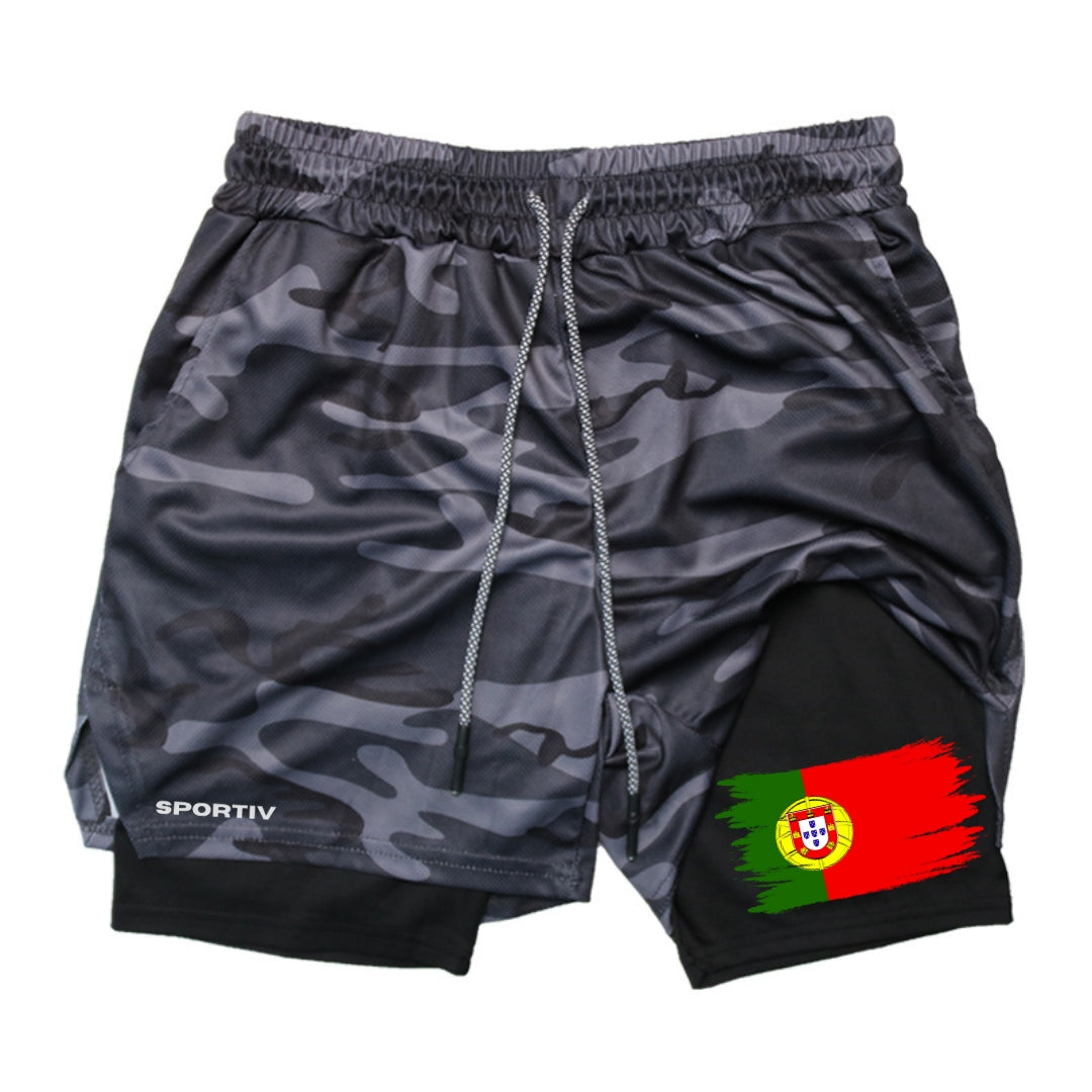 Portugal Gym Shorts