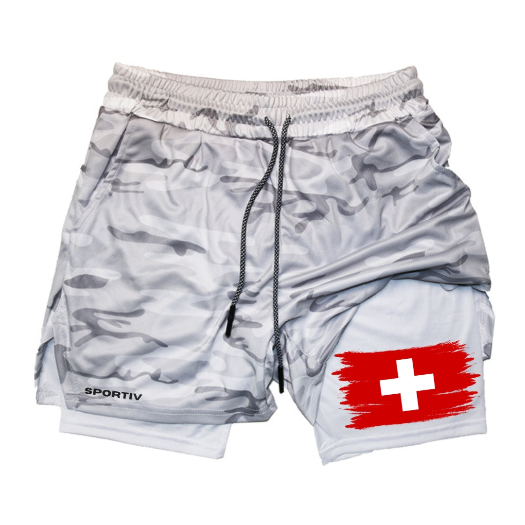 Switzerland Gym Shorts