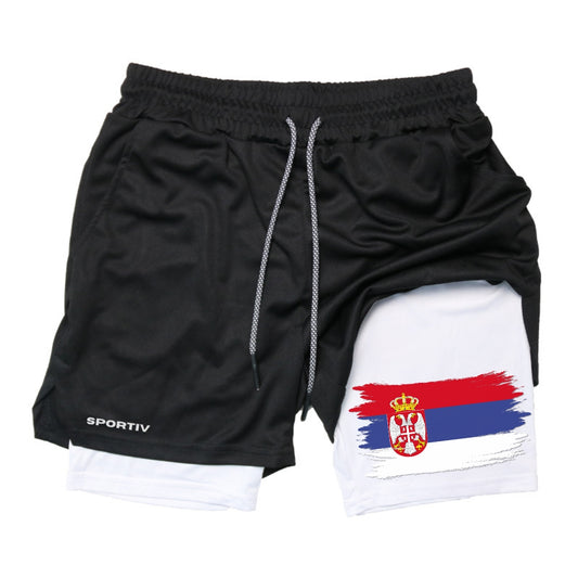 Serbia Gym Shorts