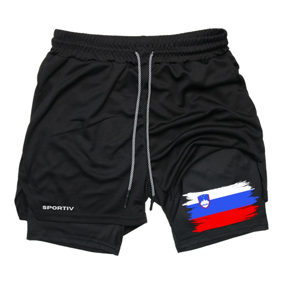 Slovenia Gym Shorts