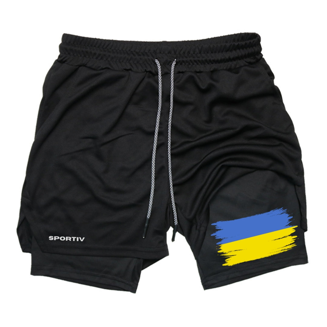 Ukraine Gym Shorts