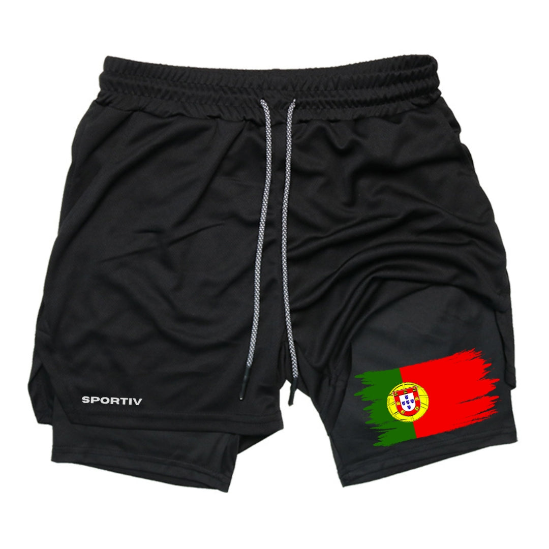 Portugal Gym Shorts