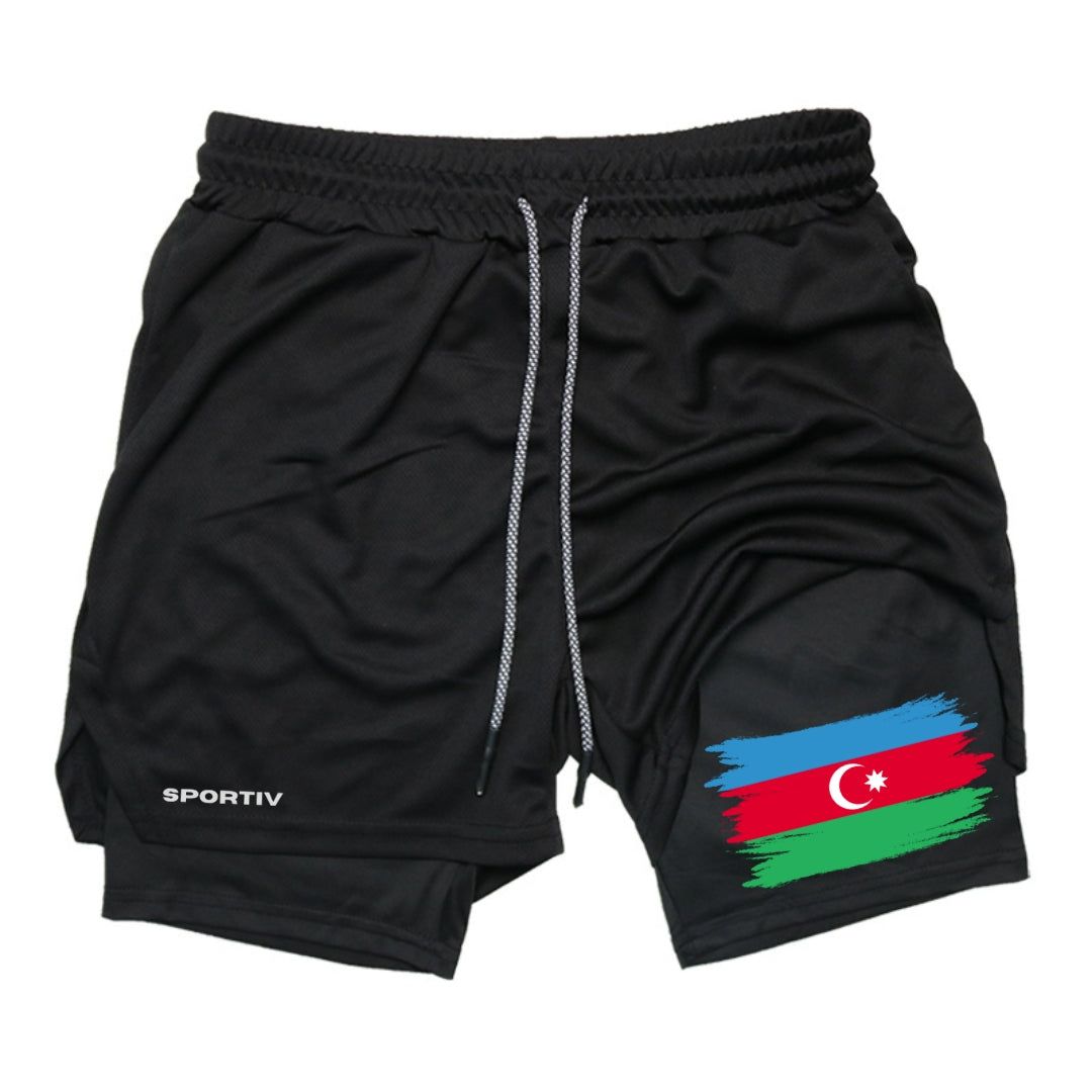 Azerbaijan Gym Shorts