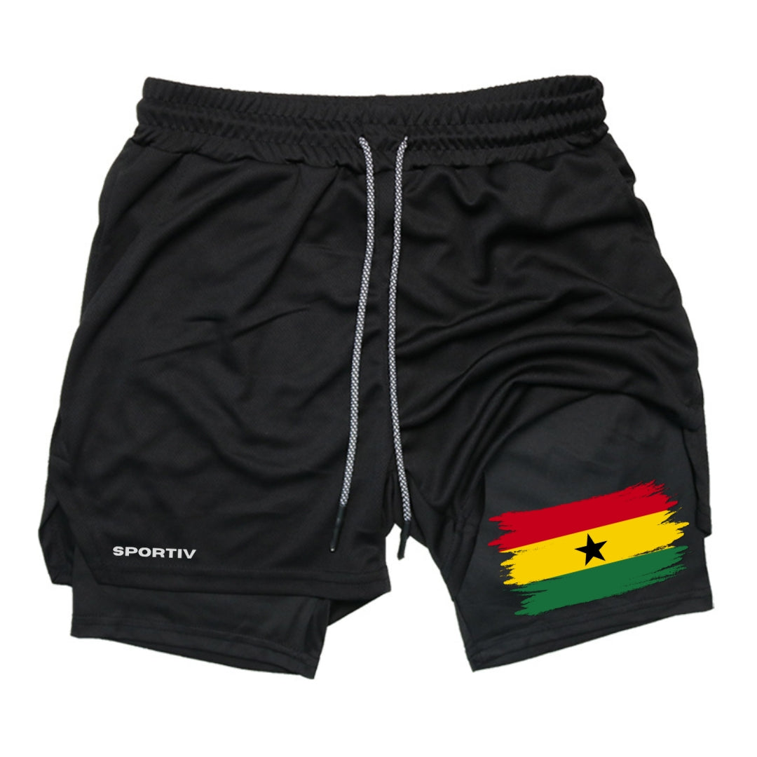 Ghana Gym Shorts