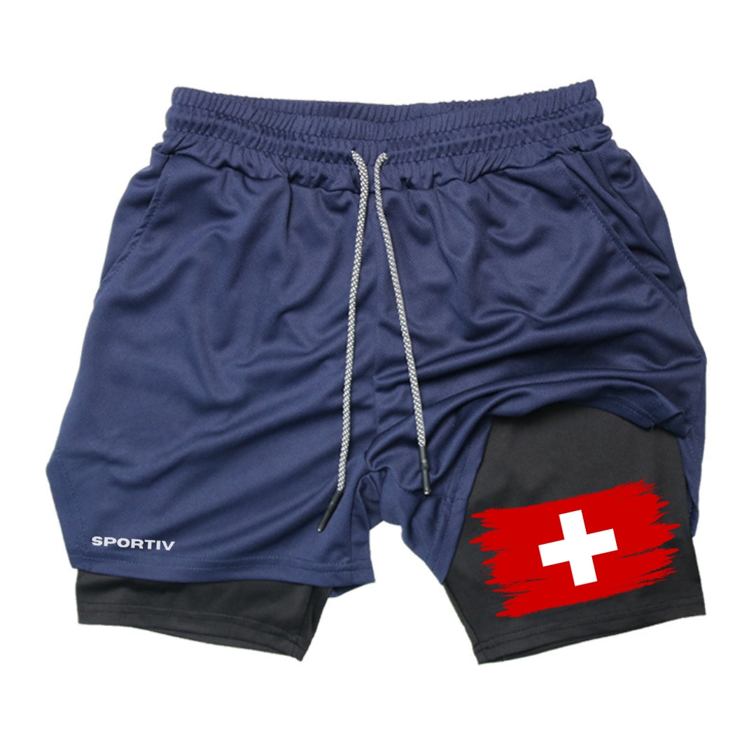 Switzerland Gym Shorts