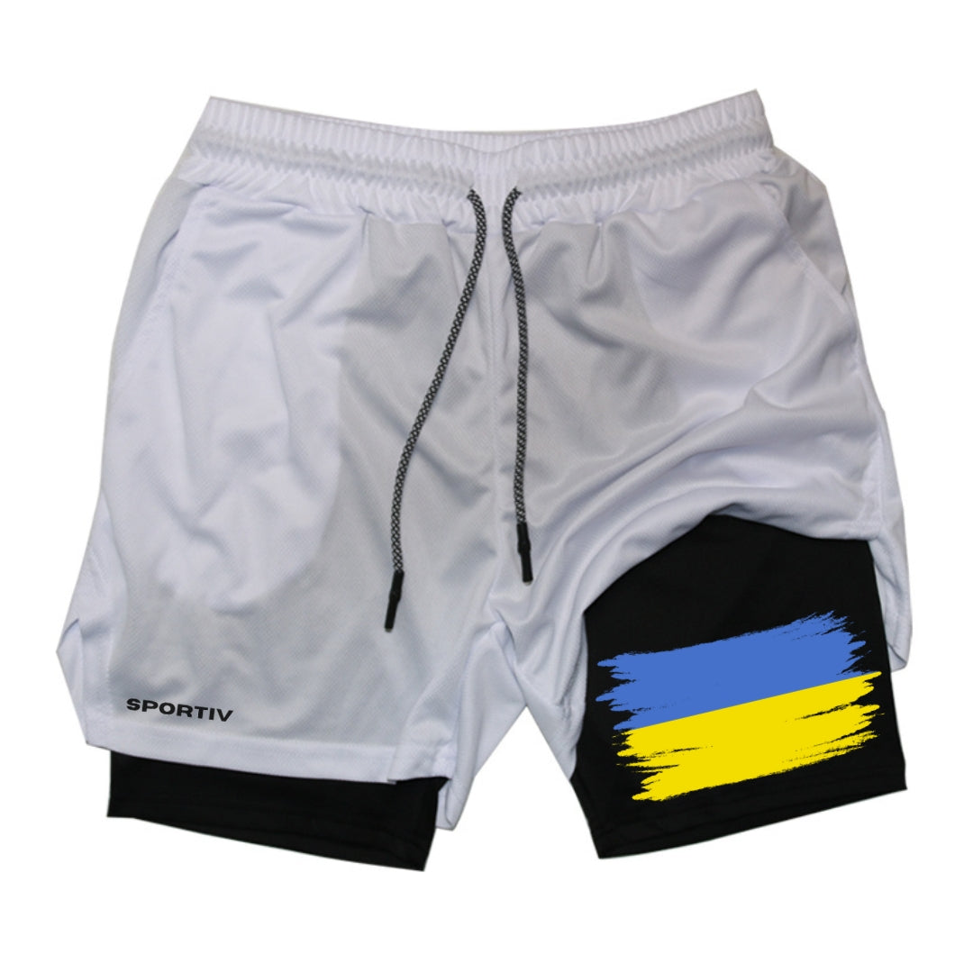 Ukraine Gym Shorts