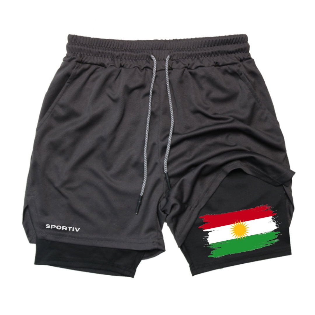 Kurdistan Gym Shorts