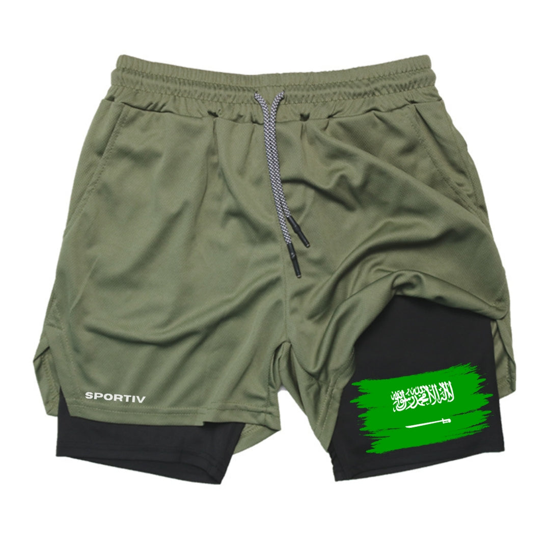 Saudi Arabia Gym Shorts