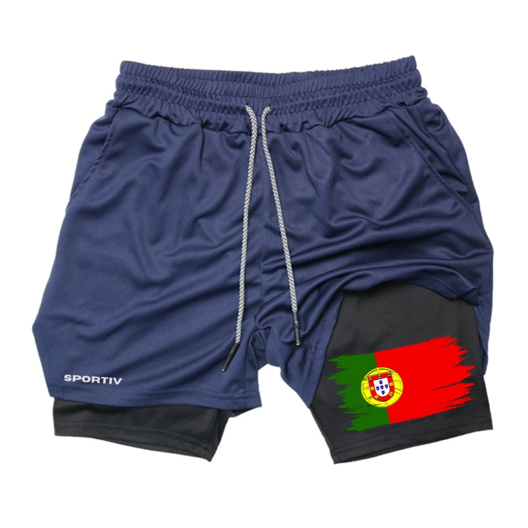 Portugal Gym Shorts