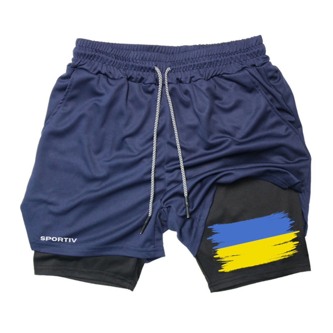 Ukraine Gym Shorts