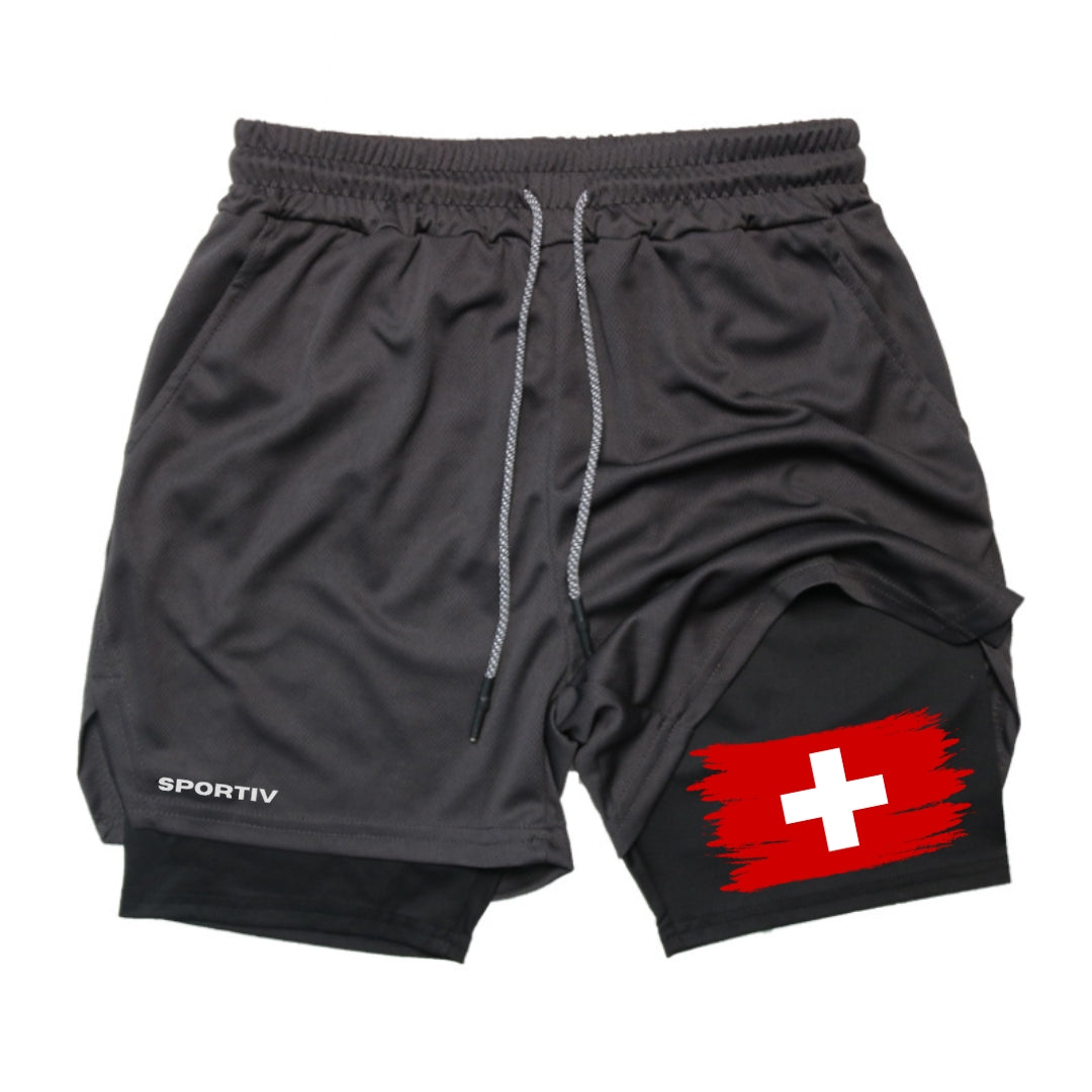 Switzerland Gym Shorts