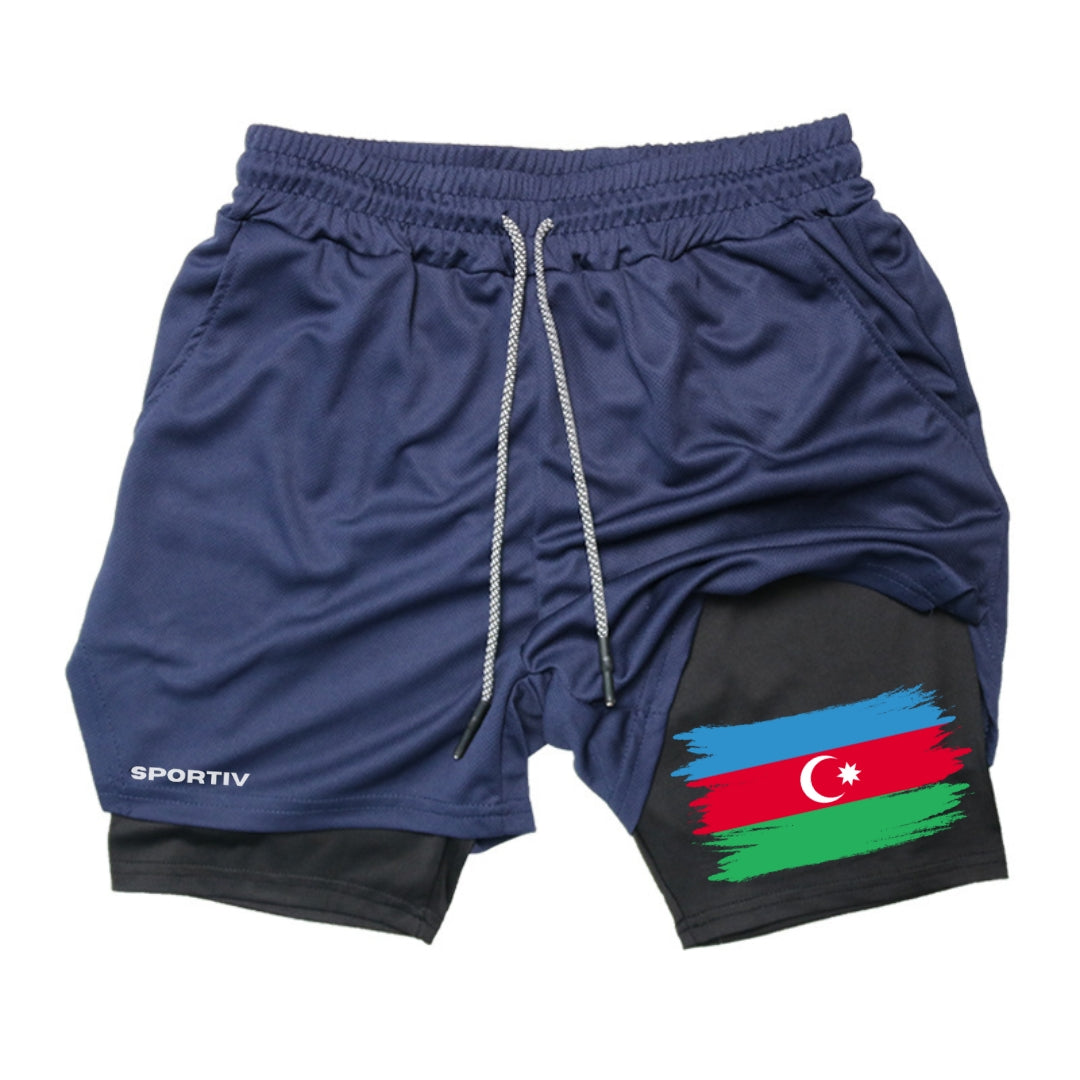 Azerbaijan Gym Shorts