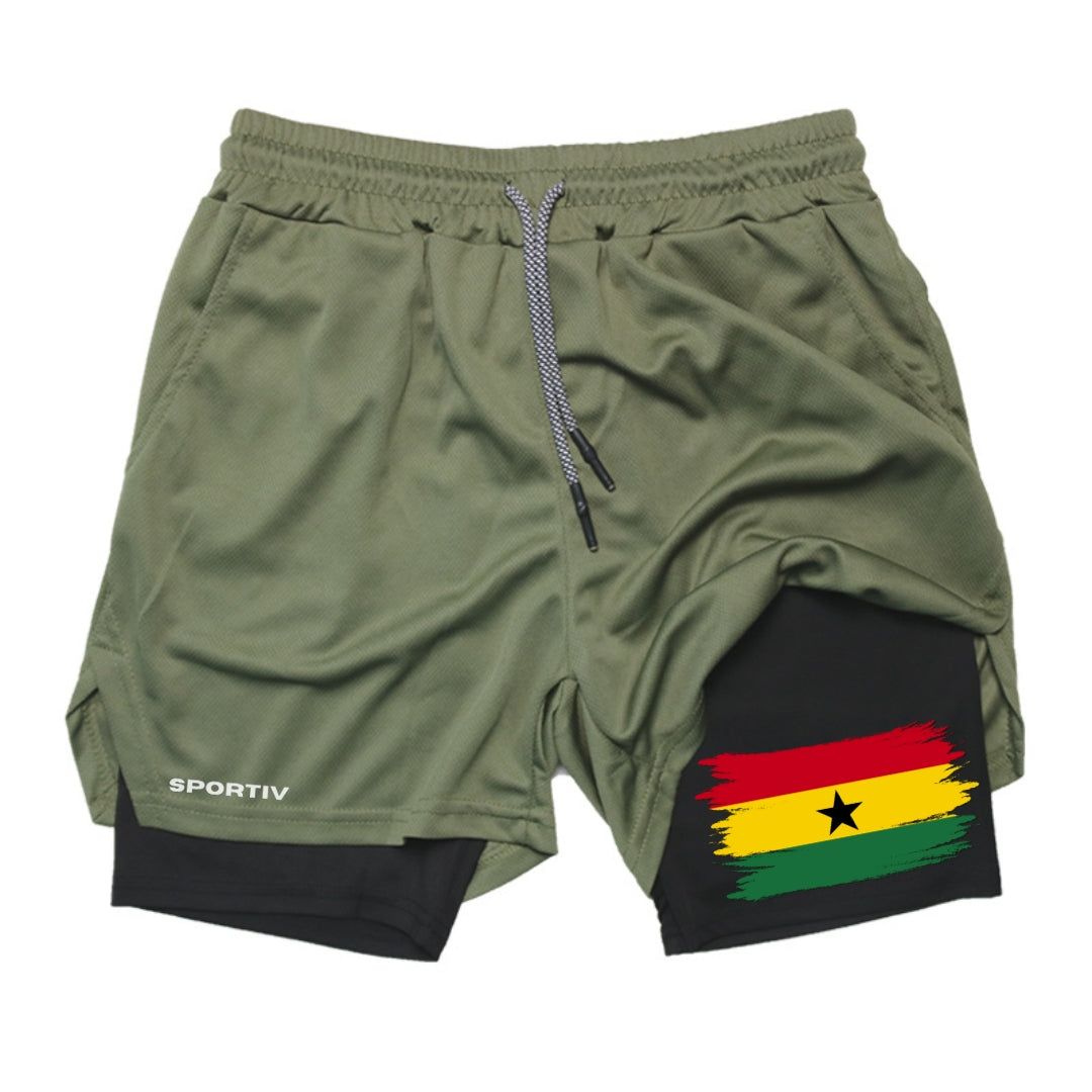 Ghana Gym Shorts