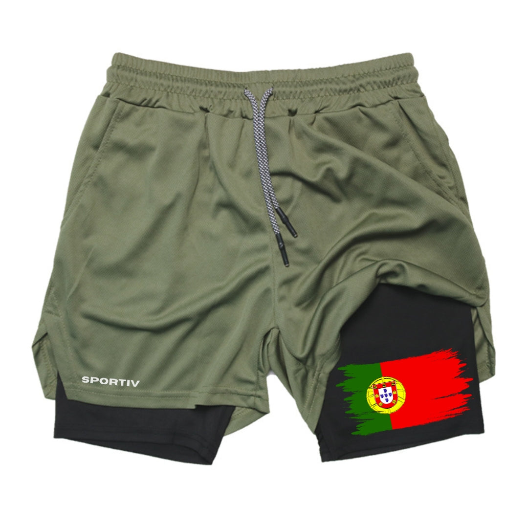 Portugal Gym Shorts