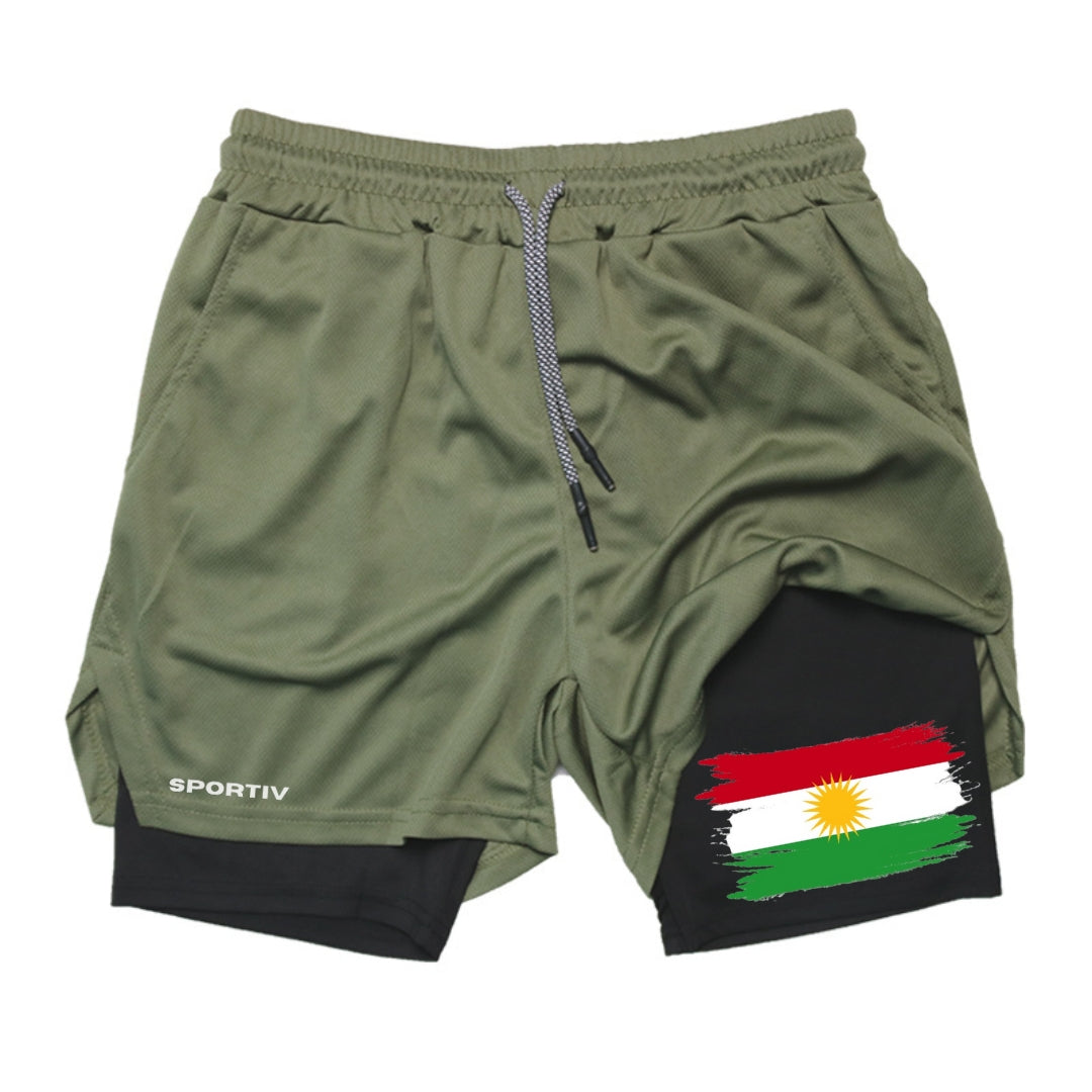 Kurdistan Gym Shorts