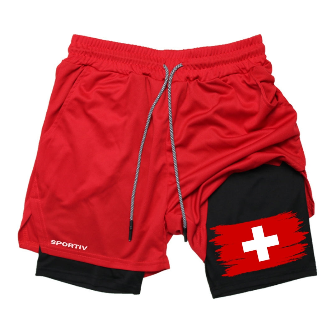 Switzerland Gym Shorts