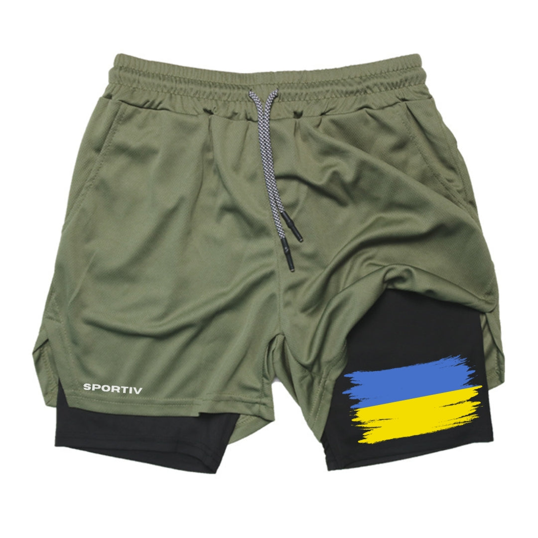 Ukraine Gym Shorts