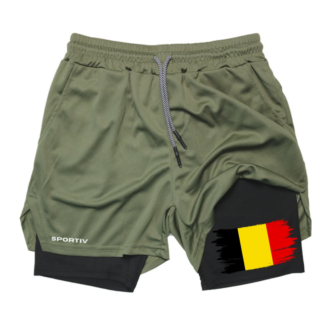 Belgium Gym Shorts