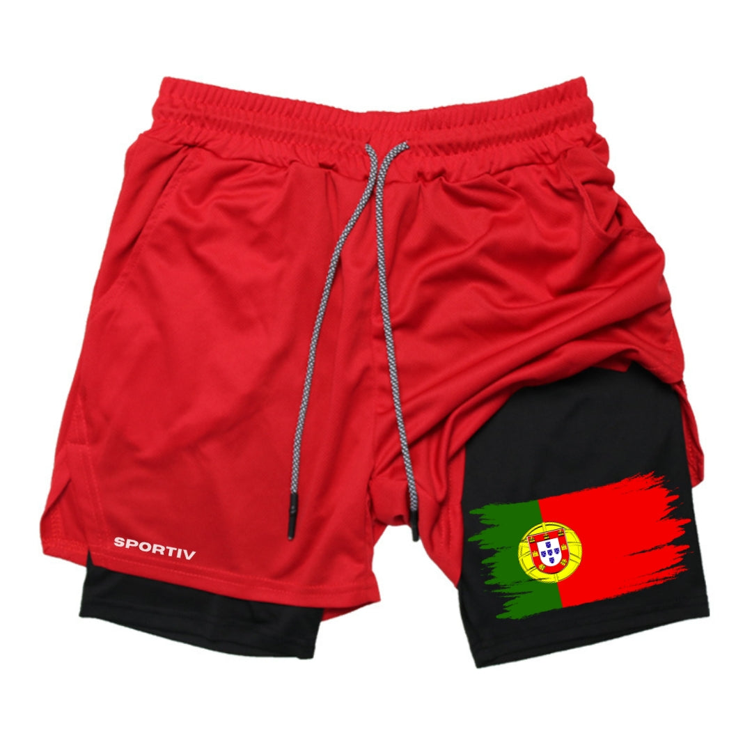 Portugal Gym Shorts