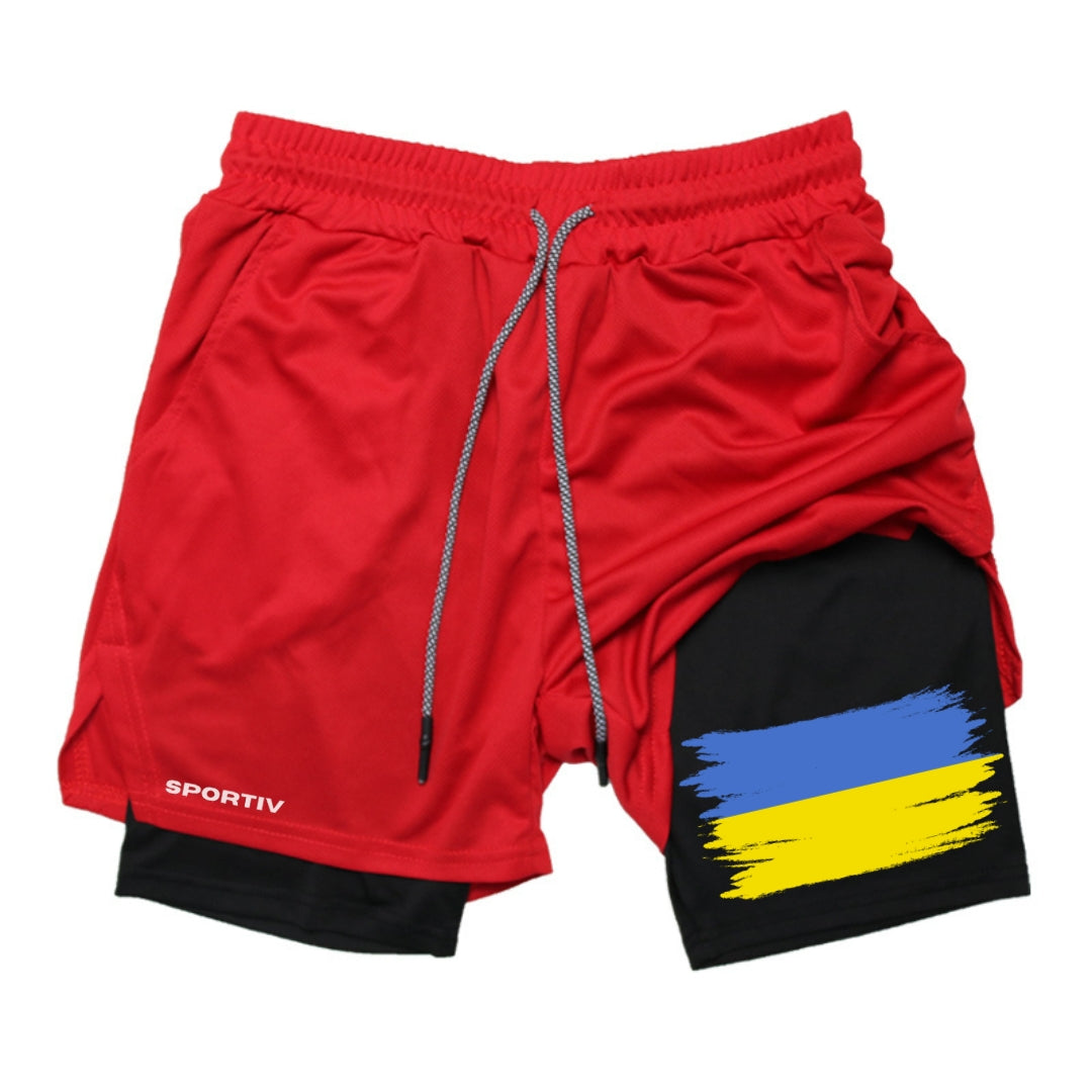 Ukraine Gym Shorts