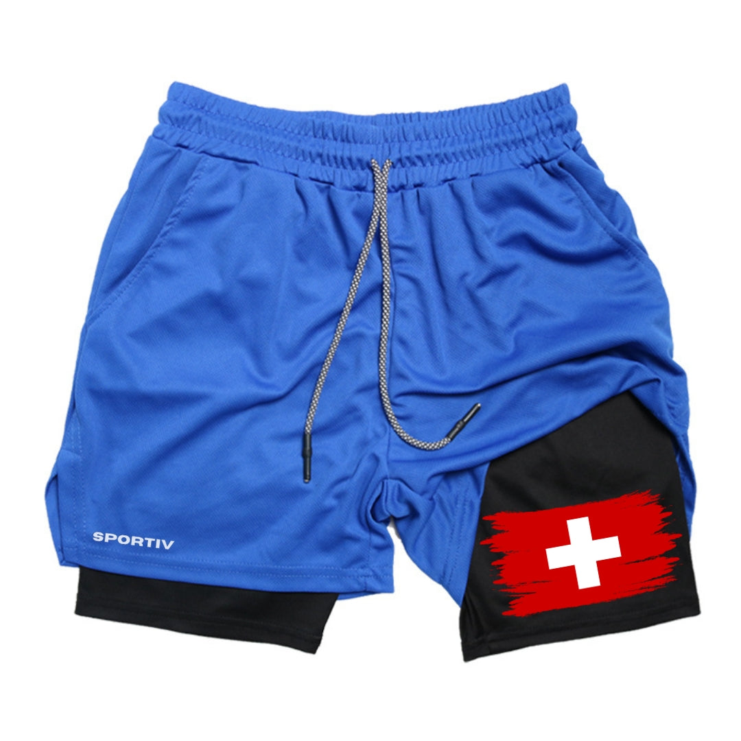 Switzerland Gym Shorts