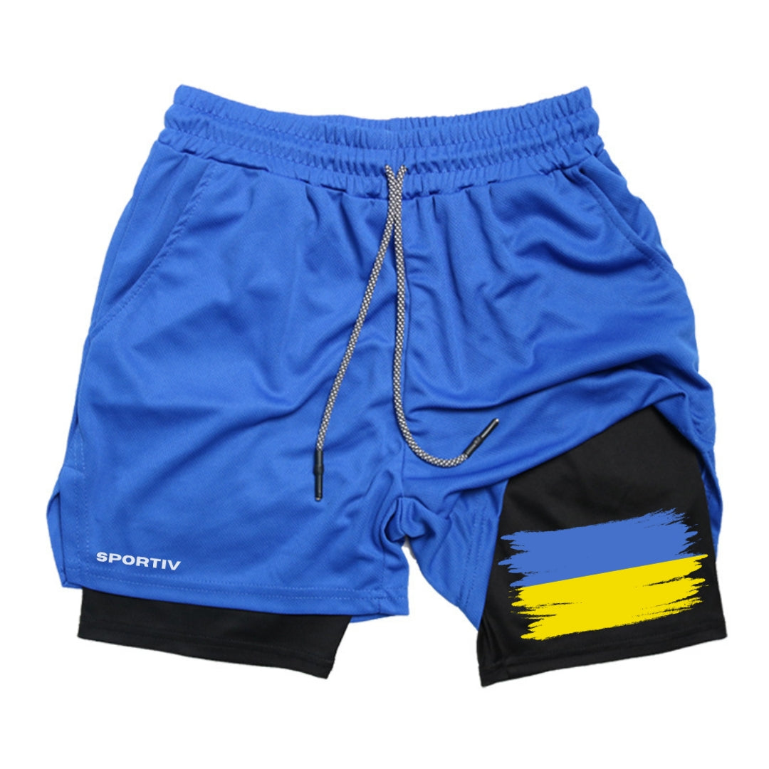 Ukraine Gym Shorts