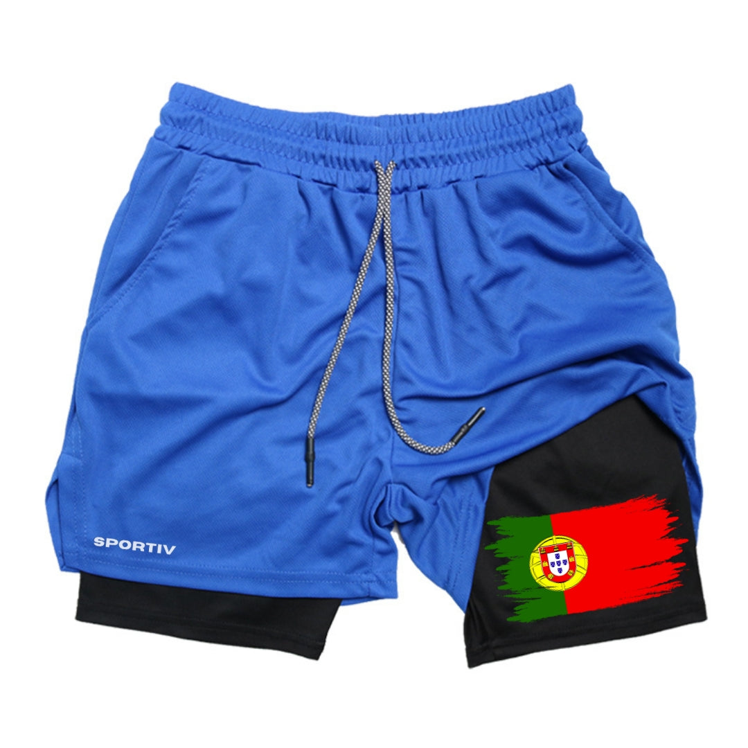 Portugal Gym Shorts