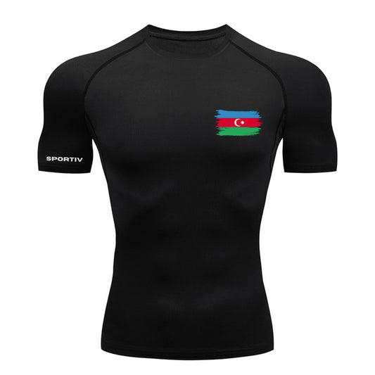 Azerbaijan Compression Shirt