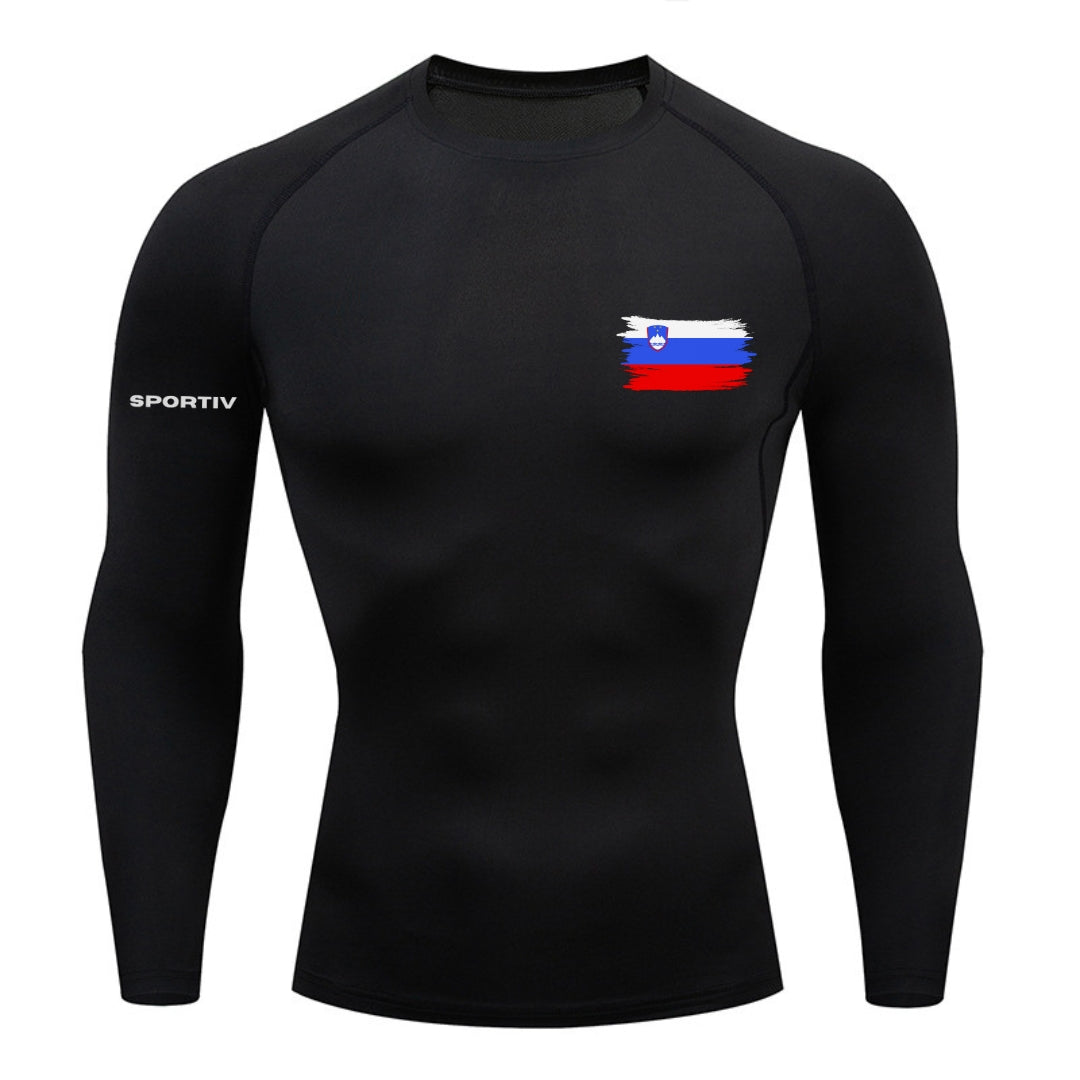 Slovenia Compression Long Sleeve