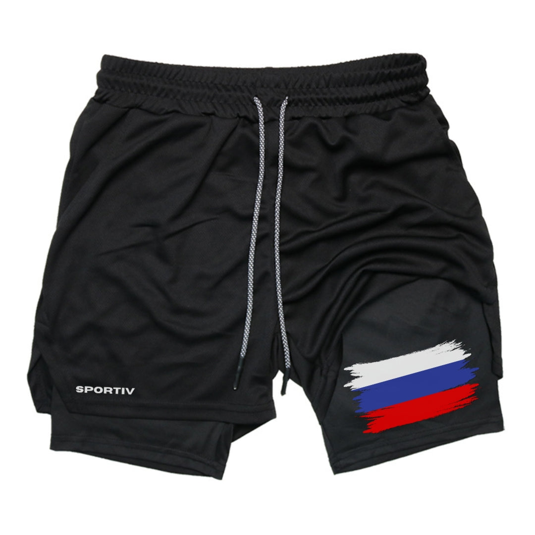 Russia Gym Shorts