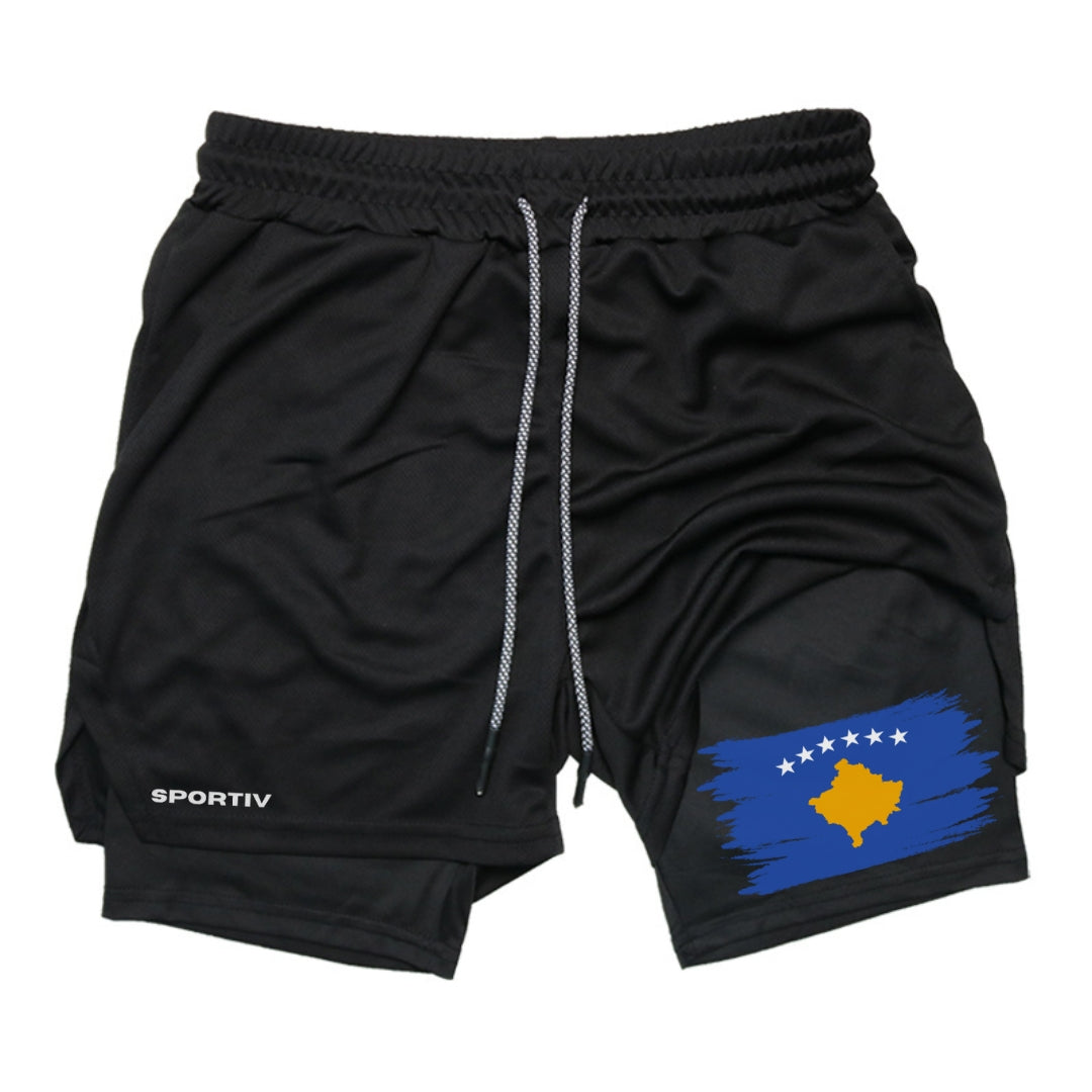 Kosovo Gym Shorts