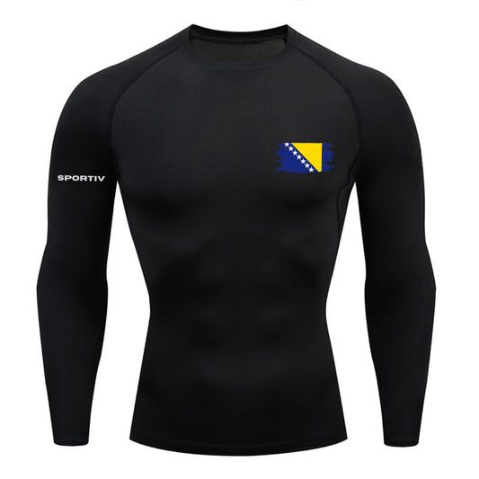 Bosnia Compression Long Sleeve