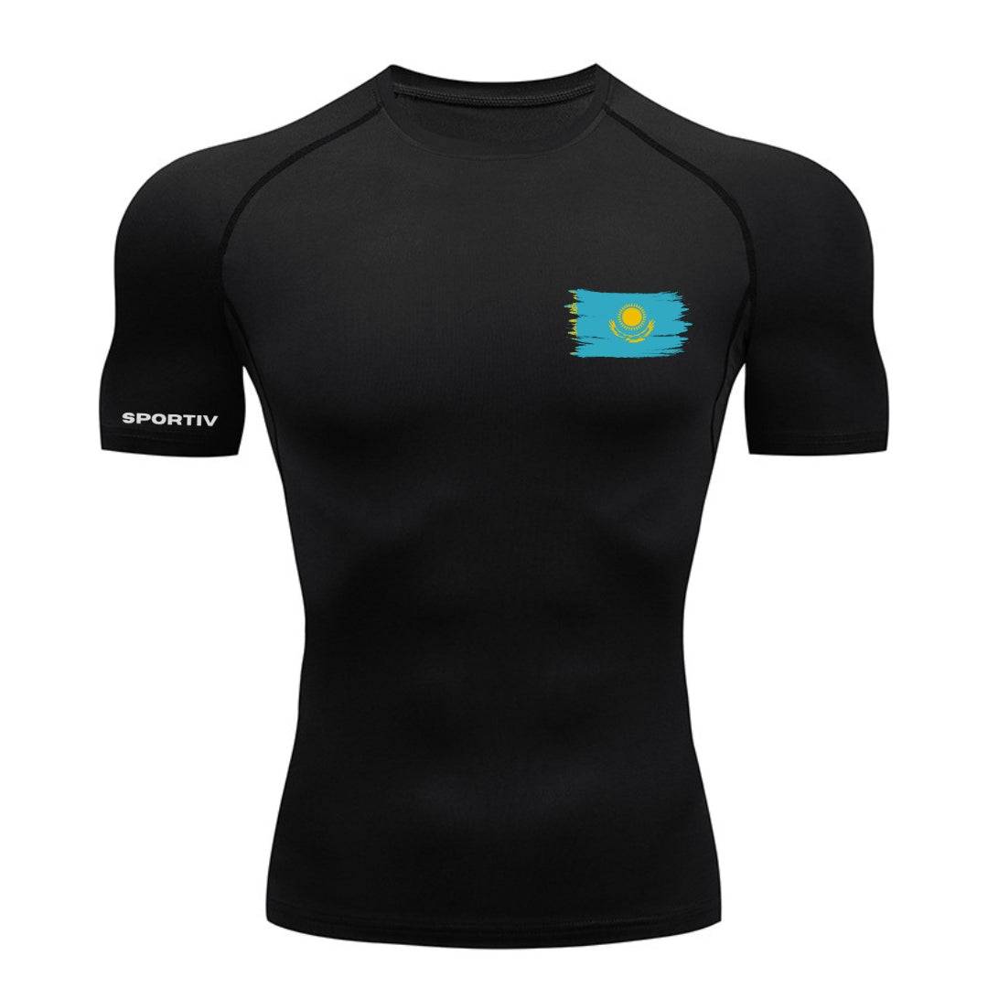 Kazakhstan Compression Shirt