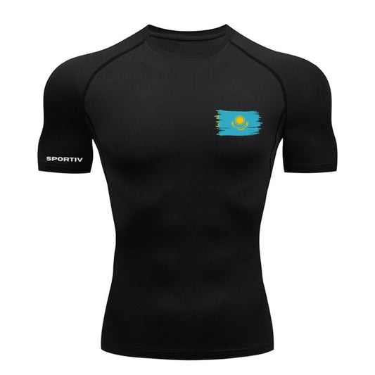 Kazakhstan Compression Shirt