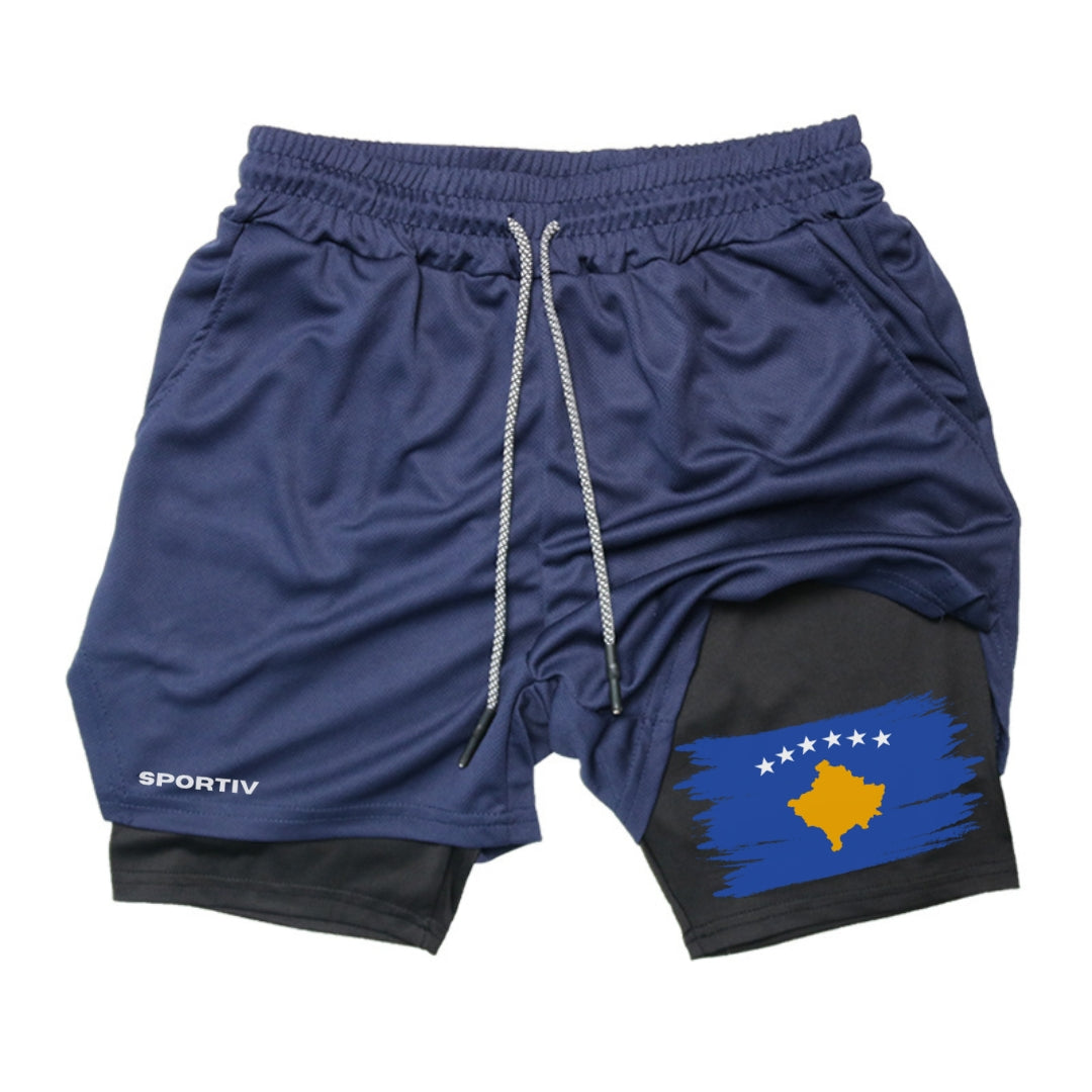 Kosovo Gym Shorts