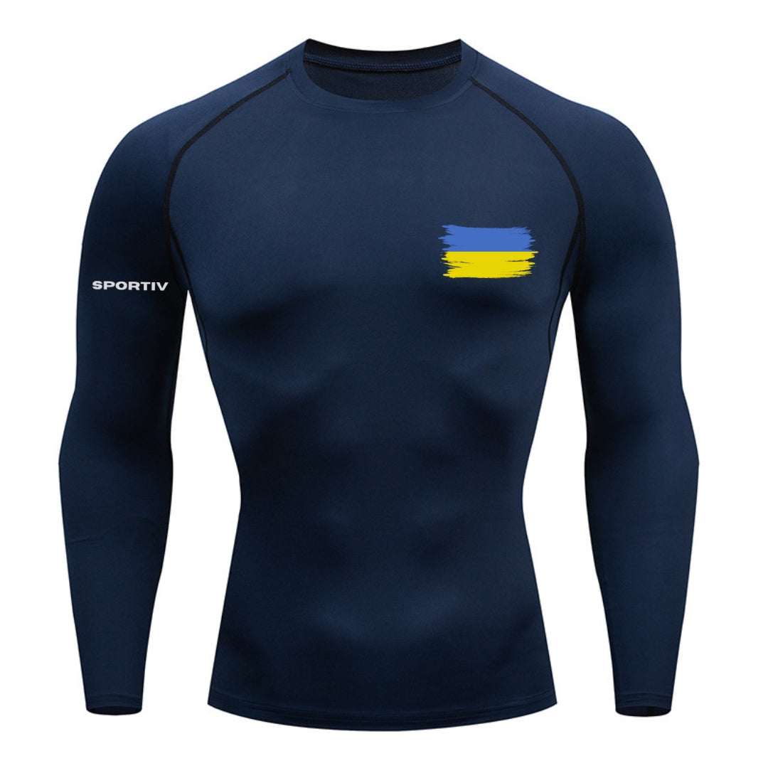 Ukraine Compression Long Sleeve