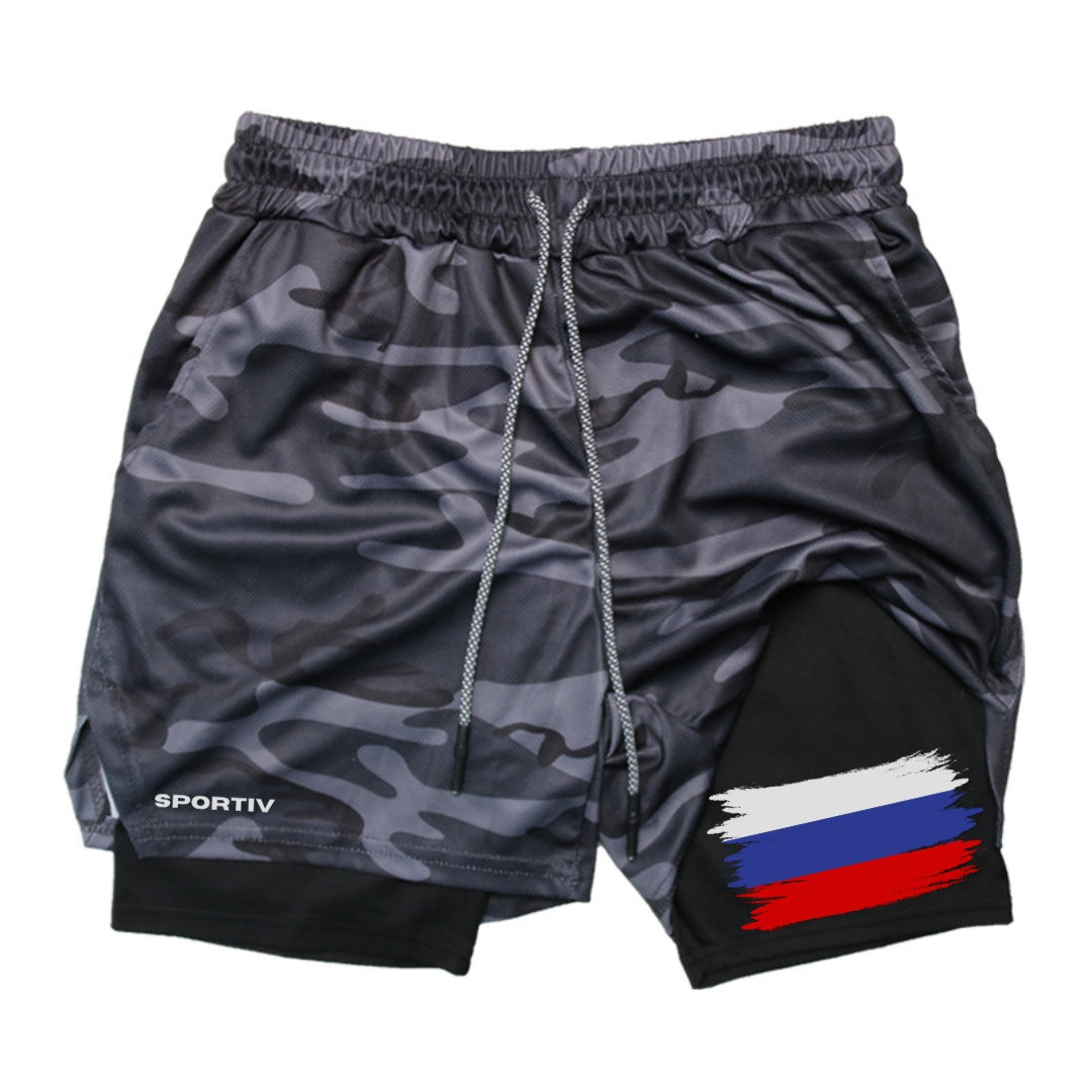 Russia Gym Shorts