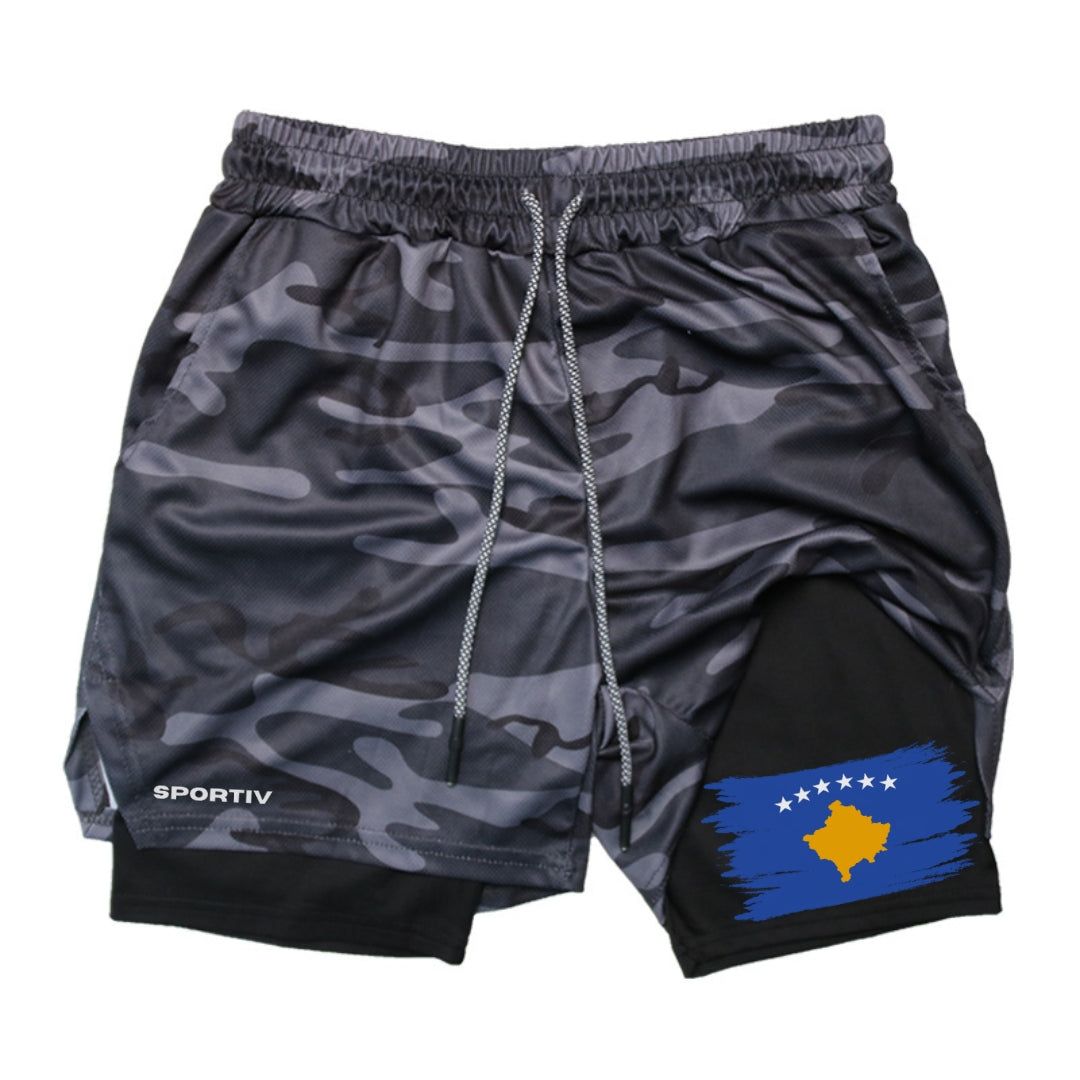 Kosovo Gym Shorts