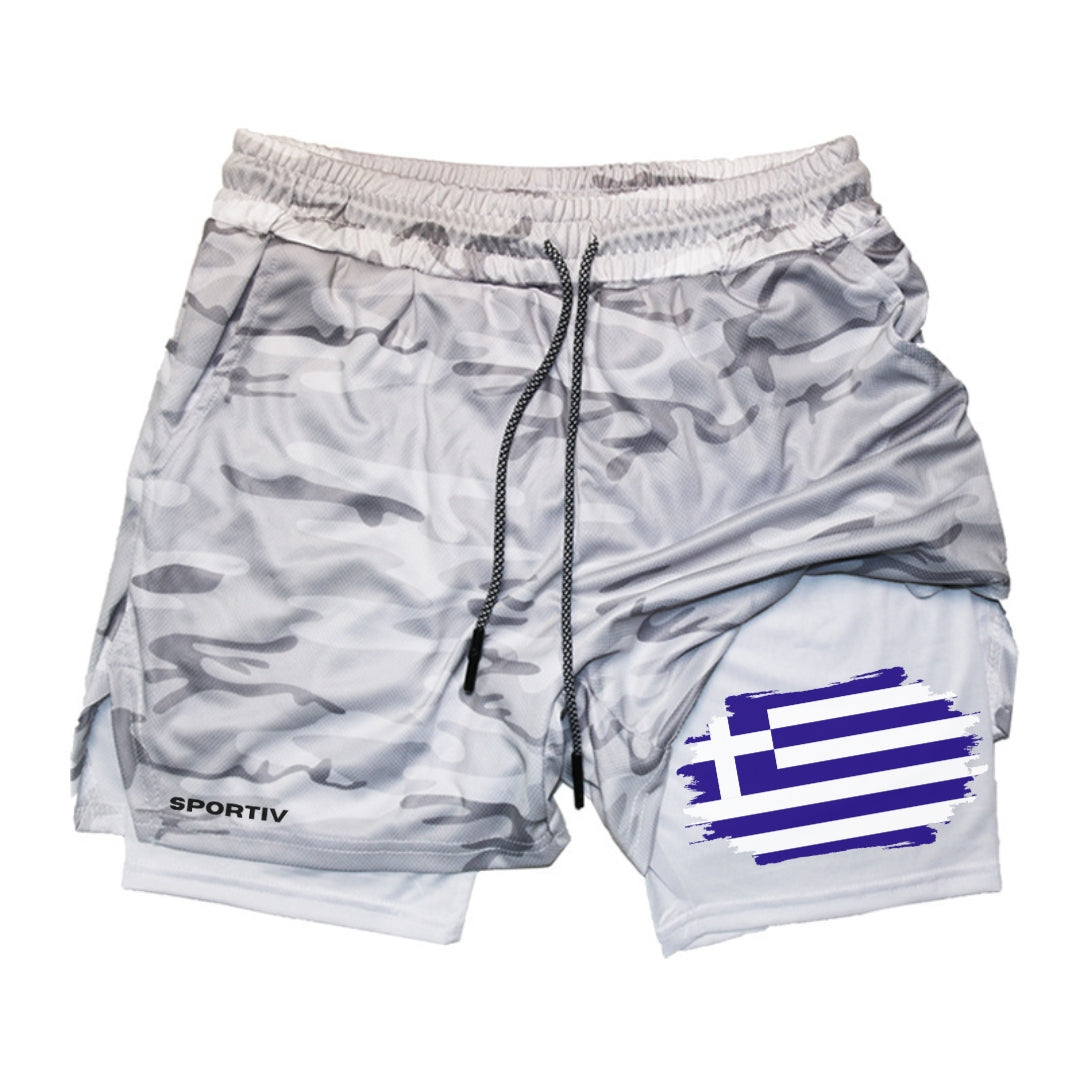 Greece Gym Shorts