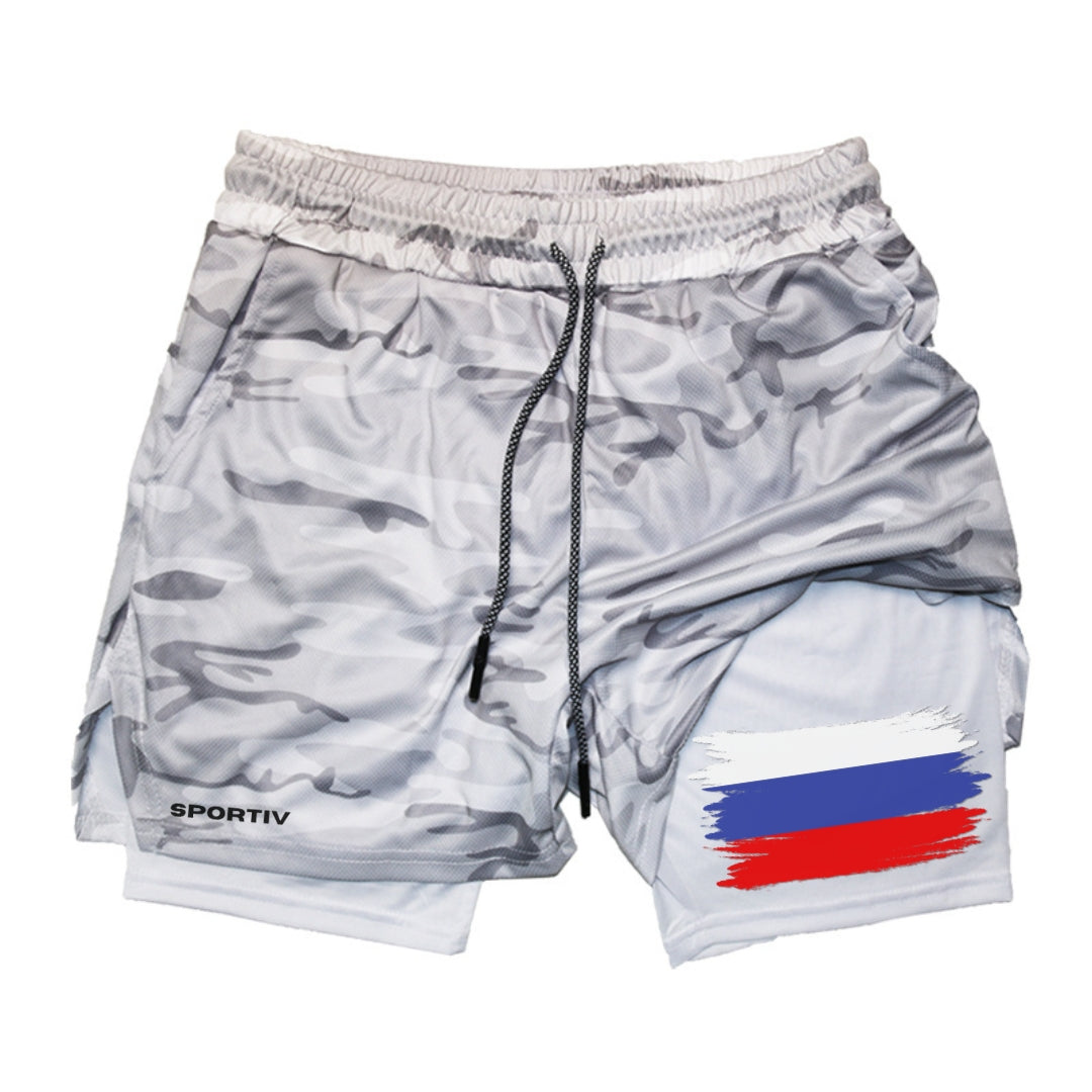 Russia Gym Shorts