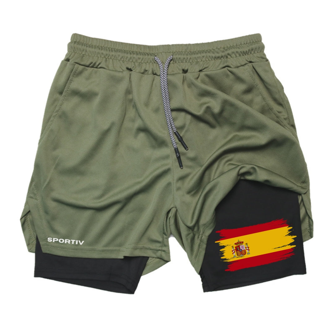 Spain Gym Shorts