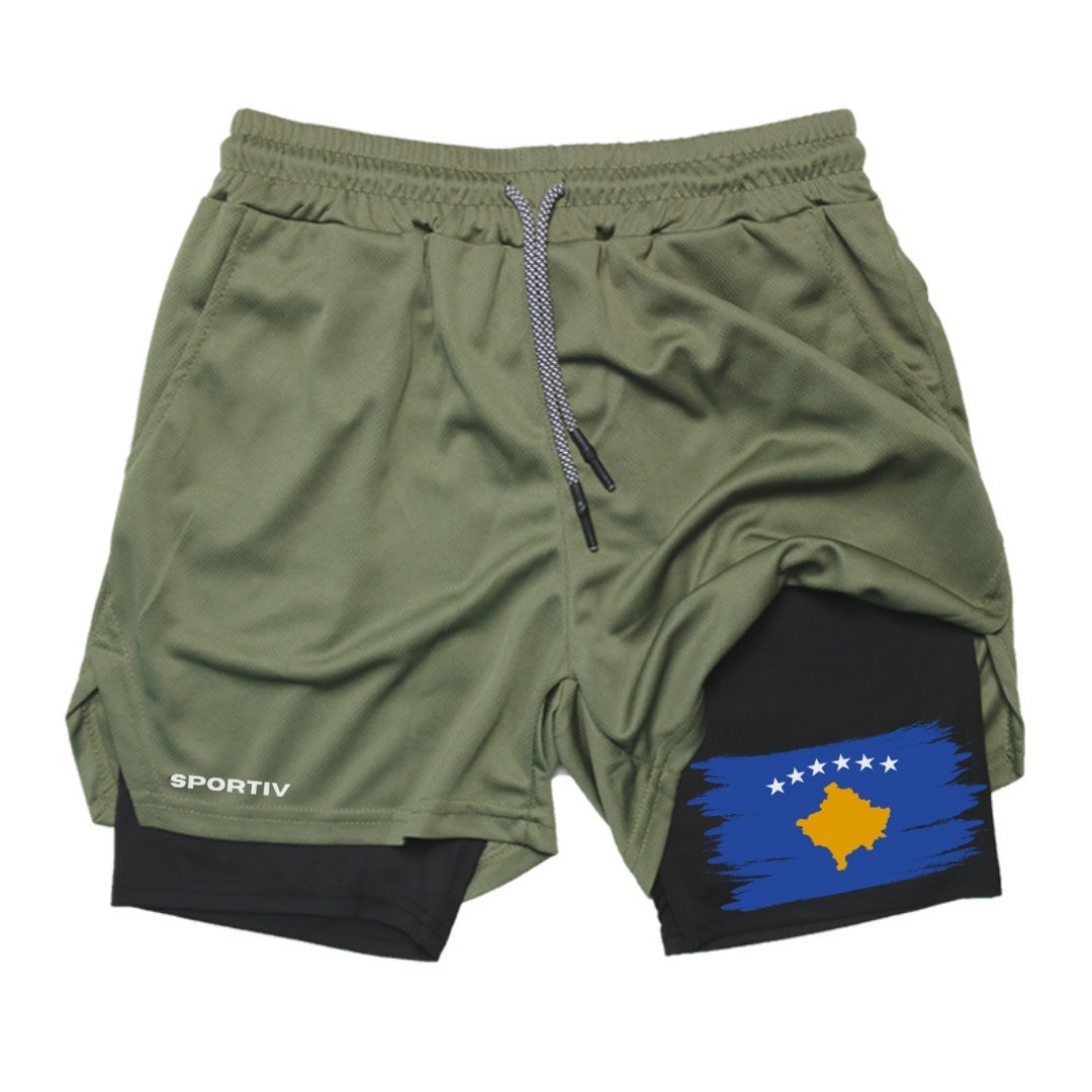 Kosovo Gym Shorts