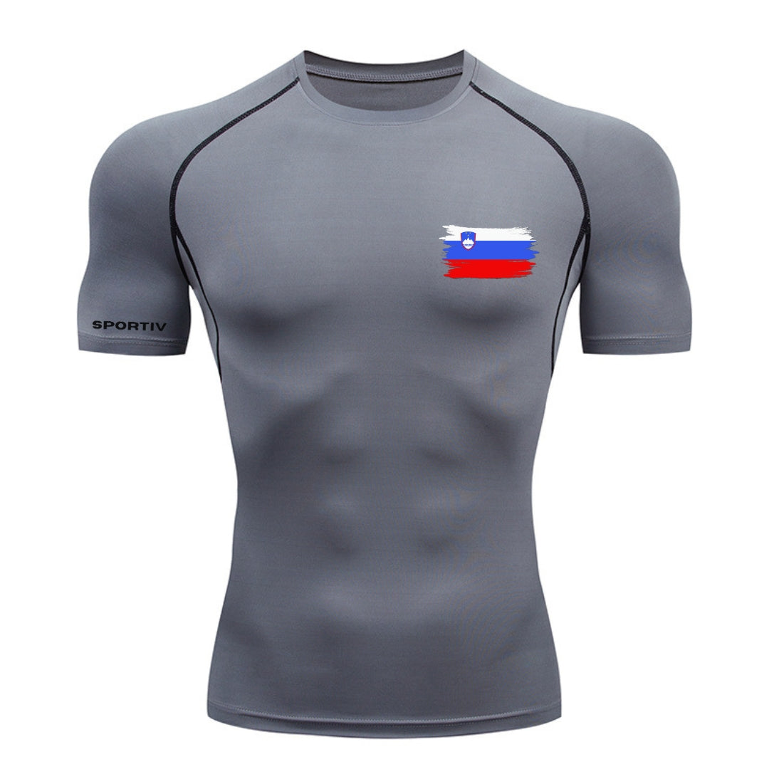 Slovenia Compression Shirt