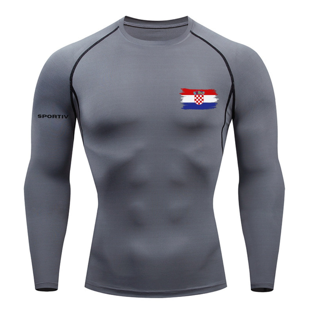 Croatia Compression Long Sleeve