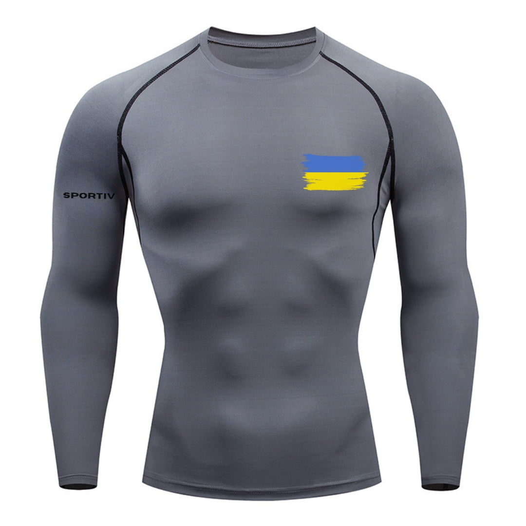 Ukraine Compression Long Sleeve