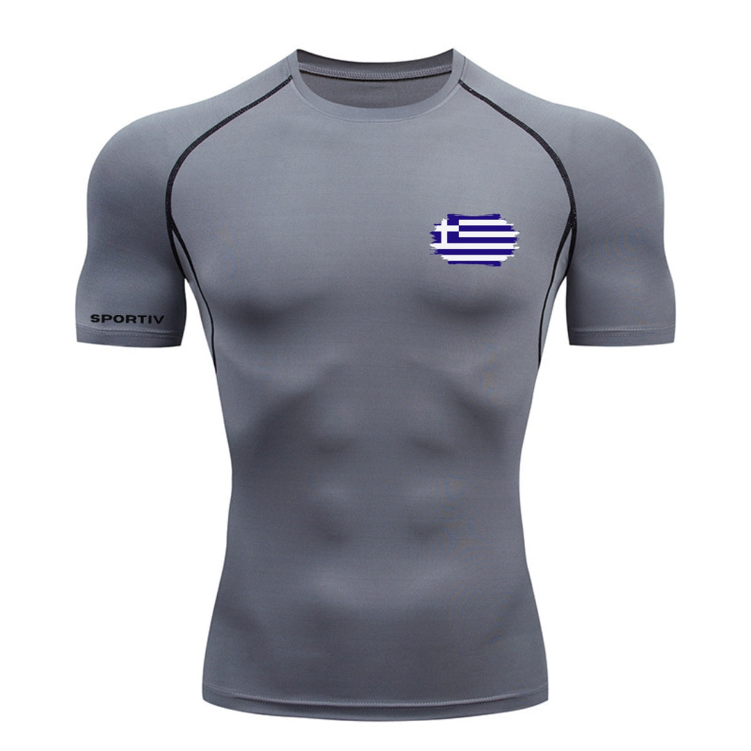 Greece Compression Shirt